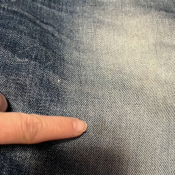 Bare Denim crop jean pant. Waist 34, low waist tapered fit. - Picture 8 of 8